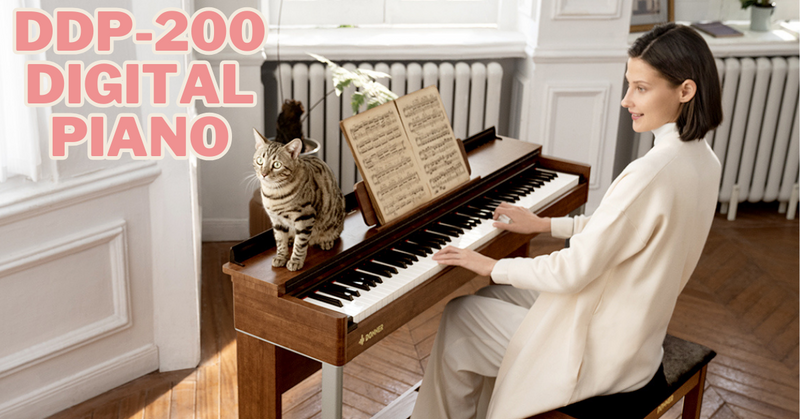 Eleva il Tuo Viaggio Musicale con il Pianoforte Digitale Donner DDP-200