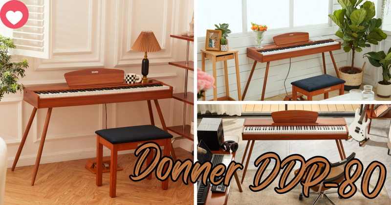 Pianoforte digitale DDP-80: la combinazione perfetta di design estetico e suono di alta qualità