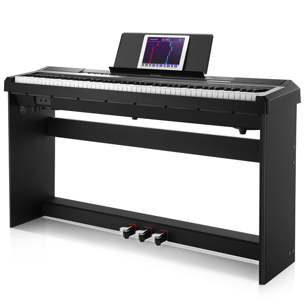 Donner DEP-10 pianoforte digitale verticale 88 tasti semi-pesata con supporto